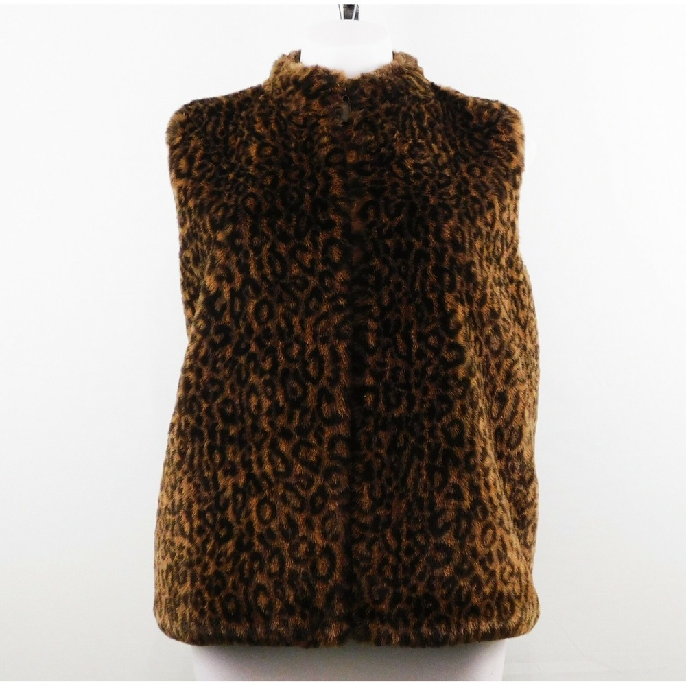 Designer Original Women Vest, Size PXL, Brown,‎ 100% Polyester